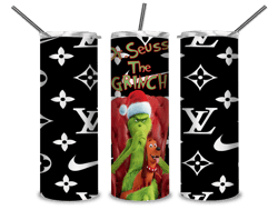 Grinch Christmas LV Png, Grinch Tumbler Sublimation Design, Grinch Png, Grinch Tumbler Wrap Png Instant Digital Download