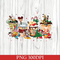 Disney Coffee Christmas PNG, Mouse And Friends Christmas PNG, Park Trip PNG, Family Christmas PNG, Mouse Christmas PNG