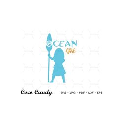 Ocean Girl Svg | Ocean Svg | Funny Quote Svg | Tshirt Design Svg | Crab Svg | Tamatoa Svg | Ocean Princess  Svg| Cut Fil