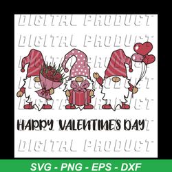 Happy Valentine Day Svg, Cute Gnomes Svg, Gnomes Hearts Svg, Gnomes Balloons Svg, Gnomes Flowers Svg, Valentine Day Svg,