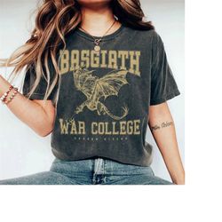 Basgiath War College Shirt, Fourth Wing Shirt, Dragon Rider Violet Sorrengail Xaden Riorson Fantasy Bookish, The Empyrea