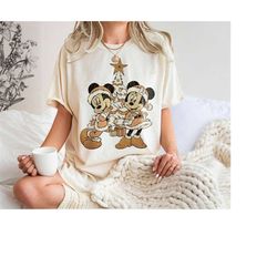 Vintage Mickey and Minnie Christmas Shirt, Disneyworld Christmas Shirt, Disney WDW Christmas Shirt Disney Holiday Shirt,
