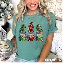 Christmas Gnomes Shirt, Buffalo Plaid Gnome, Gnome Funny Shirt, Christmas Gnome Tee, Xmas Gnome T shirt, Family Matching