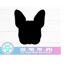 Frenchie SVG, French Bulldog, Frenchie Silouette, Frenchie, Dog SVG, Digital Download, Cut File, Instant Download, Bulld