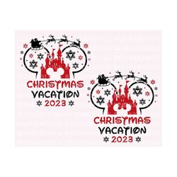 Bundle Family Vacation 2023 SVG, Christmas Svg, Family Trip 2023 Png, Mouse Christmas Svg, Christmas Friends Svg, Christ