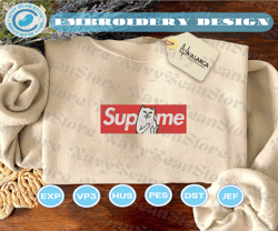 BRAND CAT SUPREME SWEATSHIRT EMBROIDERED – HOODIE EMBROIDERED, Embroidery Files, Embroidery Designs