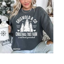 Griswold Christmas Tree Farm Sweatshirt, Griswold Christmas Sweatshirt, Retro Vintage Christmas Shirt, Christmas Light V
