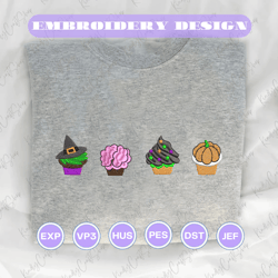 Spooky Seasons Embroidery Machine Design, Sugar Cookie Embroidery Design, Halloween Bake Cookie Embroidery Design