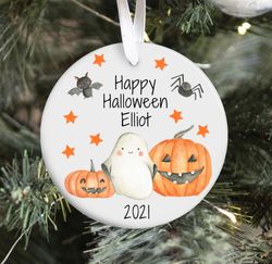 baby first halloween basket tag, ornament