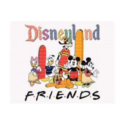 Retro Friends Svg, Mouse And Friends Svg, Friendship Svg, Friends Vacation Svg, Magical Kingdom Svg, Friend Trip Shirt S