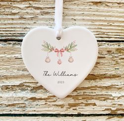 Family Name Ornament, Couples Ornament