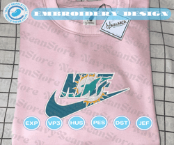 NIKE NFL Miami Dolphins Logo Embroidery Design, NIKE NFL Logo Sport Embroidery Machine Design, Famous Football Team Embroidery Design, Football Brand Embroidery, Pes, Dst, Jef, Files