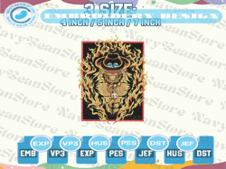 Flame Character Anime Embroidery, Hero Anime Embroidery, Marine Embroidery, Op Anime Embroidery, Pes, Dst, Jef, Instant Download