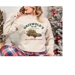 Griswold's Tree Farm Since 1989 Sweatshirt, Christmas Shirt, Christmas Gift, Women's Christmas Shirt, Christmas Sweatshi