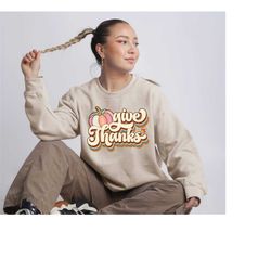 Give Thanks To The Lord Sweatshirt, Give Thanks Bible Verse Quote, Christian Shirt, His Mercy Endures Forever, Thankful
