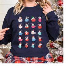 Christmas cats sweatshirt, Christmas gift for cat owners, Merry catmas, funny cats, Gifts for her, holiday apparel