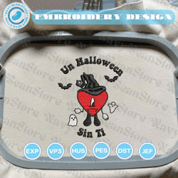 Un Halloween Sin Ti Embroidery, Bad Bunny Halloween, Un Verano Sin Ti Embroidery, Un Verano Halloween, Spooky Benito Embroidery, Instant Donwload