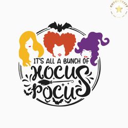 Hocus Pocus SVG, Sanderson Sisters SVG, Witches Hair Cute Halloween SVG Hocus Pocus Clipart Png Instant Download Cricut
