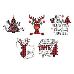 Christmas Bundle Svg, Winter Svg, Merry Christmas Svg, Holidays Svg, Santa Svg File Cut Digital Download