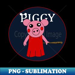 Piggy Funny - PNG Transparent Sublimation File - Capture Imagination with Every Detail