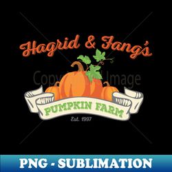 Hagrid  Fangs Pumpkin Farm - Digital Sublimation Download File - Transform Your Sublimation Creations