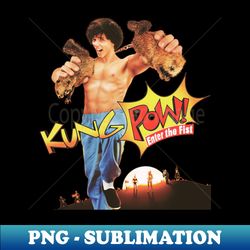 Kung Pow Original Aesthetic Tribute - PNG Sublimation Digital Download - Perfect for Sublimation Art