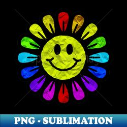 Rainbow Grow Smile - PNG Transparent Digital Download File for Sublimation - Perfect for Sublimation Mastery