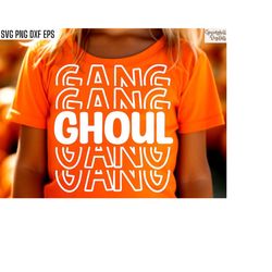 ghoul gang svgs, little girl halloween svgs, toddler girl spooky t-shirt designs, baby girl halloween cut files, best fr