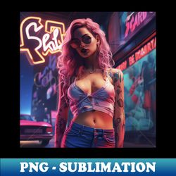 Neon Adventure - Professional Sublimation Digital Download - Defying the Norms