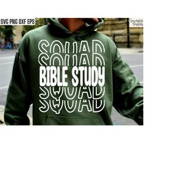 Bible Study Squad | Church Group Svgs | Bible Study Pngs | Bible Study Shirt Designs | Youth Group Cut Files | Prayer Qu
