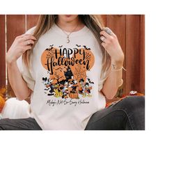 Disney Halloween Shirt, Comfy Mickey Not So Scary Costume Tee, Unique Halloween Disney Attire, Cozy Top with Mickey and