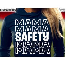 safety mama svg, football mom pngs, high school football, football family svgs, sports position cut files, varsity playe