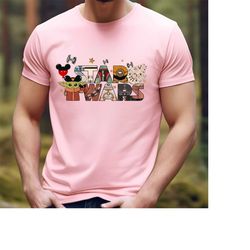 star wars disney tee, perfect for men and disney trips, iconic galaxy design for disneyland adventures