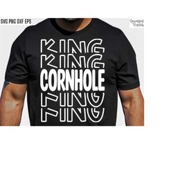 Cornhole King | Cornhole Shirt Svgs | Cornhole Tournament | Bags Tshirt Pngs | Cornhole Team Designs | Cornhole Game Quo