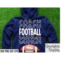 Football Coach Svg | Football Season Shirt | School Sports Cut Files | Assistant Svg | T-shirt Designs | High School Foo