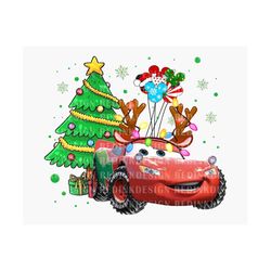Christmas Car PNG, Merry Christmas Png, Magical Christmas Car Png, Xmas Holiday Png, Christmas Reindeer Png, Santa Costu