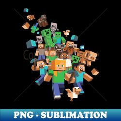 All Need Minecraft - Vintage Sublimation PNG Download - Instantly Transform Your Sublimation Projects
