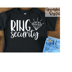 ring security svg | ring bearer svg | ring bearer shirt svg | wedding svgs | wedding cut files | wedding party svgs | we