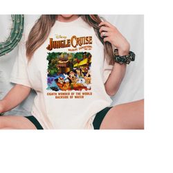 Disney Jungle Cruise Ride Vintage Tshirt, Mickey and Friends Design, Perfect for WDW Disney Vacation, Magic Kingdom Souv