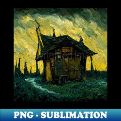 Starry Night Above The Shrieking Shack - Creative Sublimation PNG Download - Defying the Norms