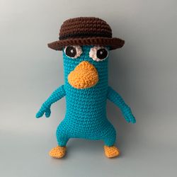 Perry the Platypus (Agent P) crochet pattern
