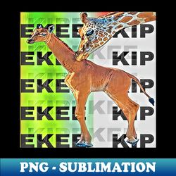 baby giraffe kipekee - premium sublimation digital download - defying the norms