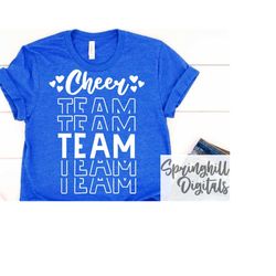 Cheer Team Svgs | Cheerleader Shirt | Cheerleading Cut Files | High School Cheer | Cheer Captain Svg | Cheer Squad Tshir