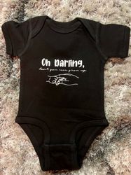 Oh darling dont you ever grow up Taylor Swift baby onsesie, Taylor Swift Shirt, Taylor Swiftie Merch, Taylor Swift Merch