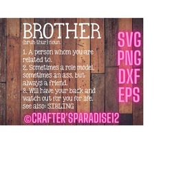 Brother Svgs | Brother In Law Svgs | Brother T Shirt Svgs | Brother Sign Svgs | Brother Quote | Brother Cut Files | Litt