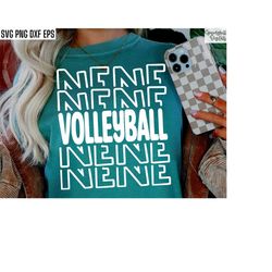 Volleyball Nene | Volleyball Grandma Svgs | Vball Shirt Pngs | High School Volleyball Cut Files | Girls Volleyball Tshir