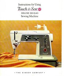 Singer Instructions & Manual for 600, 600e Sewing Machine (Touch & Sew)