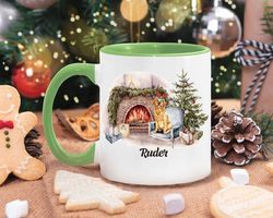 custom golden retriever coffee mug, custom name dog mug, hot chocolate mug for kid, custom dog christmas gift for dog lo