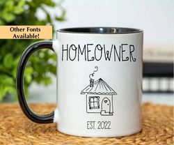 New Home Owner Gift, Closing Gift, Housewarming Gift, Personalized Home Gift, New Home Owner, New House Custom Mug, Move