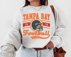 Tampa Bay Football Crewneck, Vintage Tampa Bay Football Sweatshirt, Buccaneers Sweatshirt